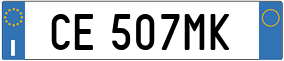 Truck License Plate